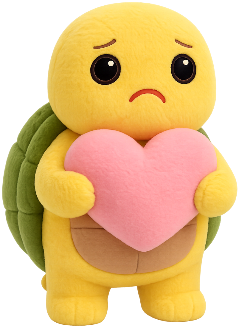 Milo holding a heart